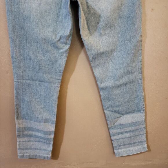 Gap 1969 Womens Always Skinny Jeans Size 30 Light Blue Mid Rise Stretch - Picture 9 of 12